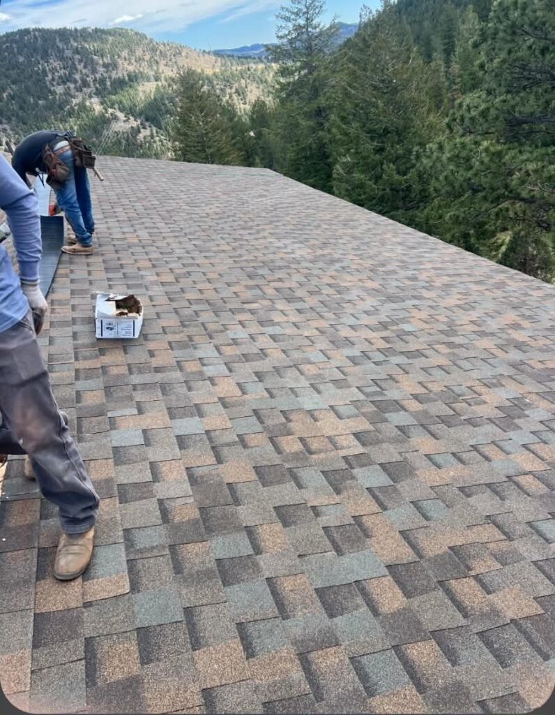 new roof in Evergreen CO